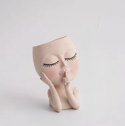 Macetero Encantador – Decoración Creativa para Plantas