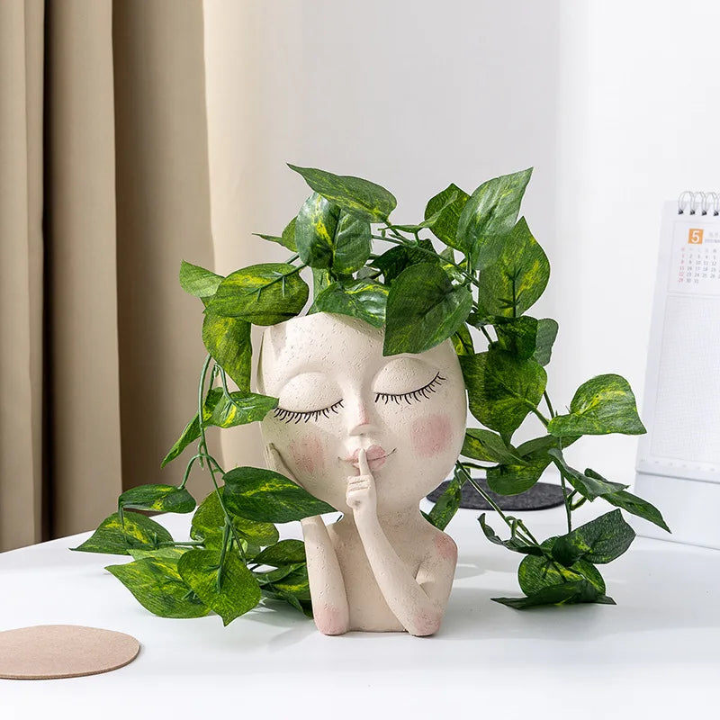 Macetero Encantador – Decoración Creativa para Plantas